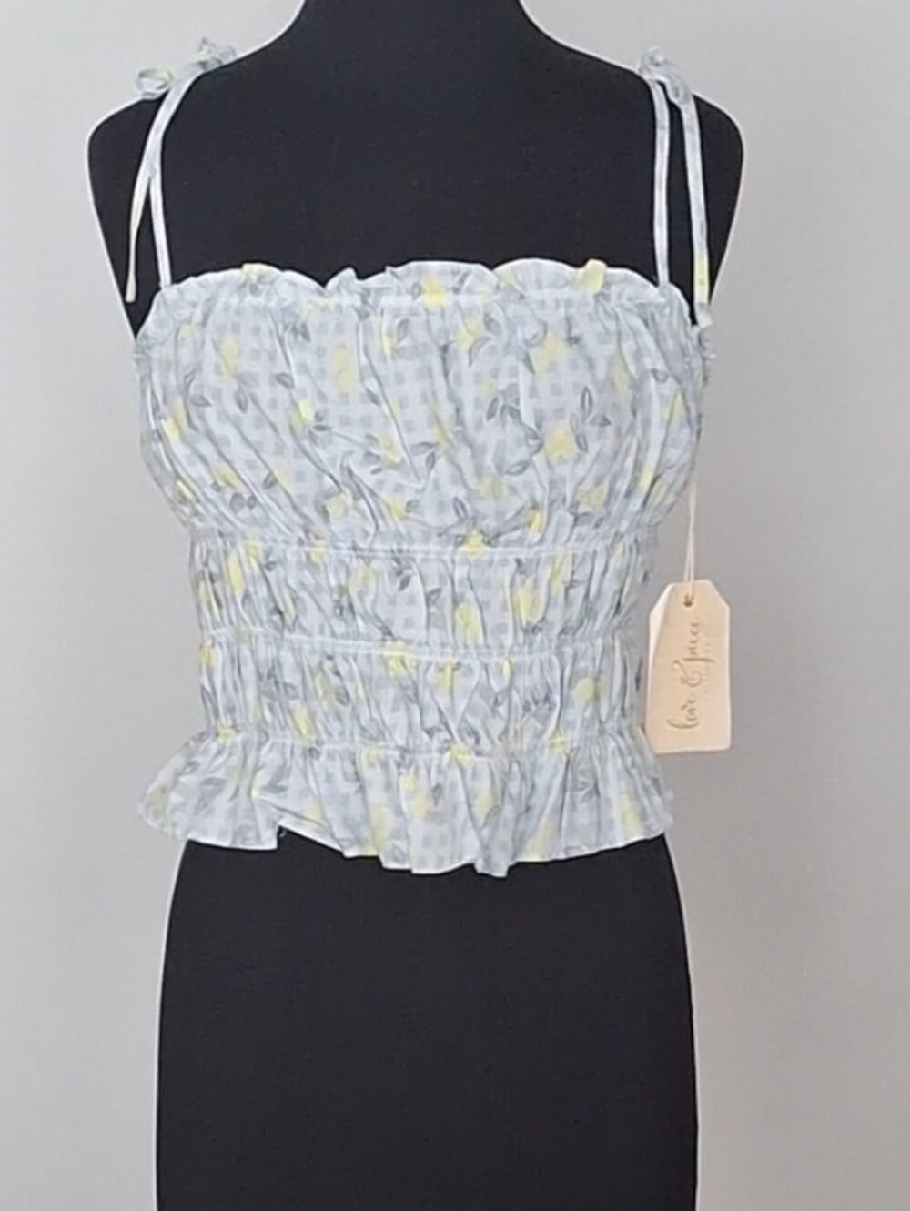 Love & Piece Smocked Top